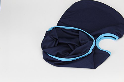 GANWAY Outdoor Sunscreen Cap Protective Head Tactics CS Hat Balaclava Ski Motorcycle Face Mask (blue)