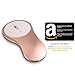 HaloVa Wireless Mouse, Aluminum Alloy Portable Soundless Optical Mice with 2.4G USB Receiver for Mac, Laptop, Tablet, Macbook, Notebook, PC, Rose Gold