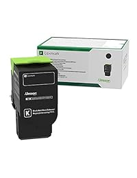 Lexmark C2310K0 Black Return Program Cartridge Toner, Grey