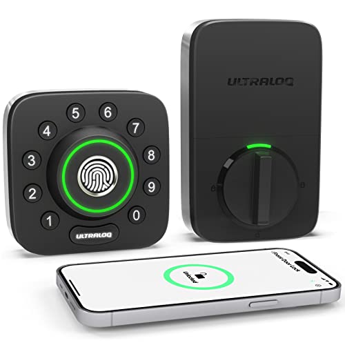 ULTRALOQ UBolt Pro Smart Lock, 7in1 Keyless Entry Door Lock with