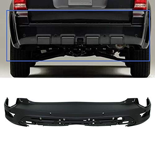 labwork Rear Bumper Cover with Sensor Holes Rear Plastic Textured