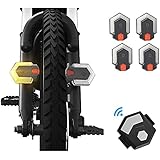 Aiguozer Bike Tail Light with Turn Signals, USB Rechargeable Bright LED Safety Warning Bike Rear Lights, Wireless Remote Cont