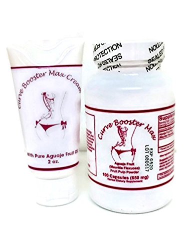 Curve Booster Max Pills And Cream Kit For Butt And Breast Enhancement