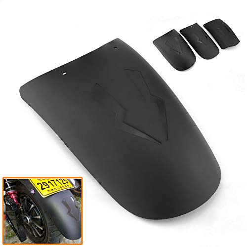 Heinmo Motorcycle Front Rear Fender Extender Mudguard Extension Wheel Cover Universal