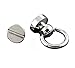 Screw-Eye of Steel Wallet Purse Chain Connector Biker Rock - Silver Color