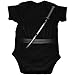 Halloween Ninja Assassin Costume Black Soft Baby One Piece