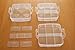 3 Tier Stackable Clear Plastic Jewelry, Craft, Beads, Accessories Organizer Container Case with Removable Dividers