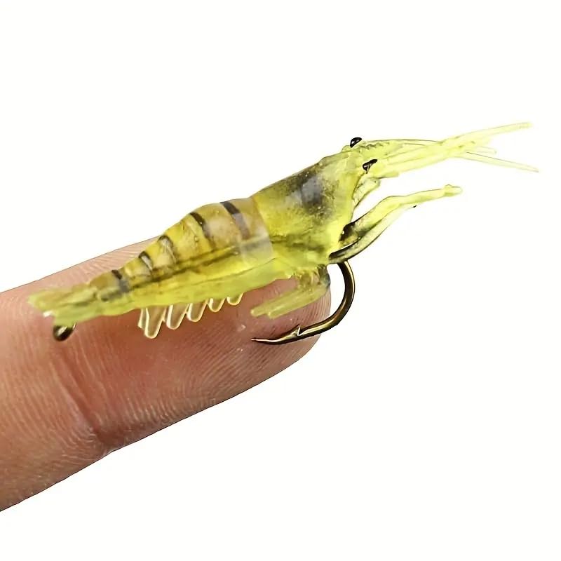 simulation shrimp lure (yellow)