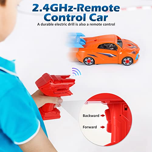 Take Apart Racing Car Toys Build Your Own STEM Car with Drill& Remote