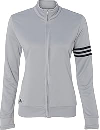 adidas Ladies' ClimaLite 3-Stripes French Terry Full-Zip Jacket