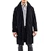 Alpine Swiss Zach Mens Wool Trench Coat Knee Length Overcoat Black Lrg