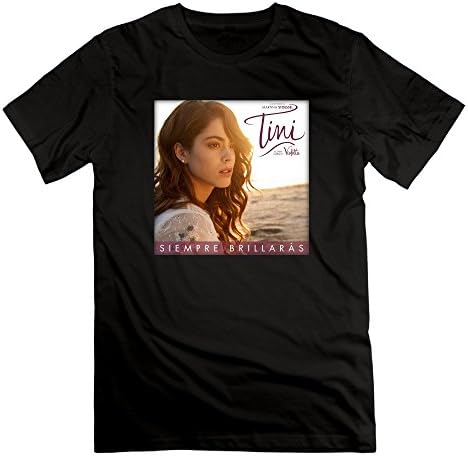 Spele Men Cotton Martina Stoessel Tini Poster Music Hot T-shirt Short Sleeve Black
