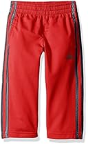 adidas Toddler Boys' Tricot Pant, Light Scarlet, 2T