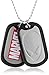 Marvel Comics Men's Stainless Steel Spiderman Double Dog Tag Pendant Necklace, 22