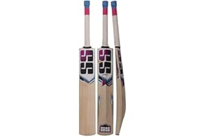 SS Kashmir Willow Leather Ball Cricket Bat, Exclusive Cricket Bat for Adult Full Size with Full Protection Cover Short Handel