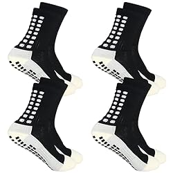 YUFREE SUN Men's Soccer Socks - Non Skid Anti Slip