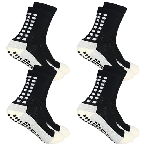 YUFREE SUN Men's Soccer Socks - Non Skid Anti Slip