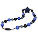 Sensory Oral Motor Aids Chew Necklace for boys girls, Silicone Navy Star Beads Chewlery Jewelry for Autism, ADHD, Baby Nursing or Special Needs Kids - Reduces Chewing Biting Fidgeting for mild Chewers