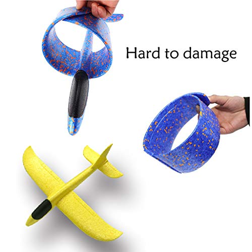 LOFEE Boy Toy for 6 7 8 Year Old, Foam Airplane Toy for Boy 4-9 Year Old Gift for Boy Age 4 5 6 Throwing Glider Model for 3-12 Year Old Green - Thumbnail 6