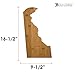 Totally Bamboo Delaware State Shaped Bamboo Serving and Cutting Board