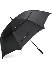 G4Free 62 / 68 Inch Automatic Open Golf Umbrella Extra Large Oversize Double Canopy Vented Windproof Waterproof Stick Umbrellas