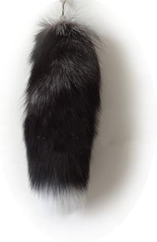 HHIPP 16" Stylish Fox Fur Tail jewellery Bag Hanging Keyring Fashion Accessories Cosplay Toy B1 (5)