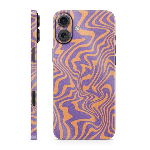 Glossy Glitter Phone Skin Compatible with Apple iPhone 16 Plus - Jitter Zebra -…