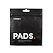 PowerDot 1.0 Replacement Electrode Pads - Black - Self Adhesive Electrode Pads - 4 Round Pads and 2 Rectangle Pads - Phone Controlled EMS for Targeted Muscle Training - Build Strength and Endurance