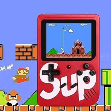Drupe SUP 400 in 1 Handheld Classical Video Digital Game with TV Output 8 GB with Mario, and Other 400 Games, DR Mario, Turtles, Super Mario, FIFA14, Contra