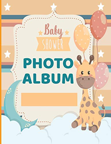 Photo Album: Baby Shower, Christening, Baptism Scrapbook For Moms Dads Parents; Document Their Growing Up Years; Memory Photography Photoessay Keepsake Book;