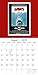 2019 Wall Calendar - Classic Movie Posters Calendar, 12 x 12 Inch Monthly View, 16-Month, Movies Theme, Includes 180 Reminder Stickers