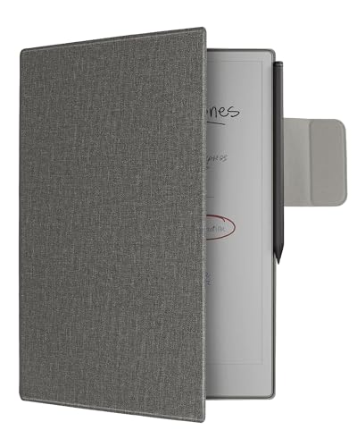 Walnew Hülle Für Remarkable Paper Pro, Schlanke, Leichte Schutzhülle Mit Stifthalter, Auto Schlaf/Wach Buchumschlag Für Remarkable Paper Pro 11,8&Quot; (2024 Veröffentlicht) (Grau)