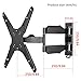 Suptek Adjustable TV Wall Mount, Swivel and Tilt TV Arm Bracket for Most 23-55 inch LED, LCD Monitor and Plasma TVs up to 100lbs VESA up to 400x400mm (MA4262)