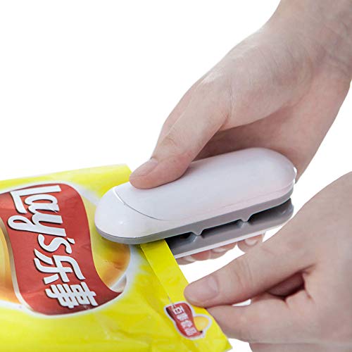 Household Appliances Seal Packing Food Hook Magic Cute Snacks Mini Heat Sealing Machine Cut Seal Packing Impulse Sealer
