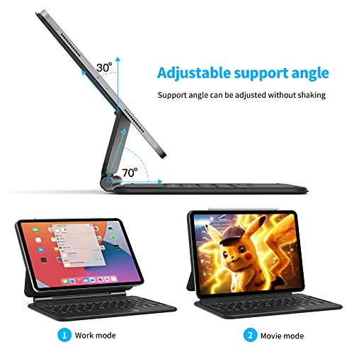 WIWU Keyboard Case for iPad Pro 12.9‑inch, iPad Keyboard Case