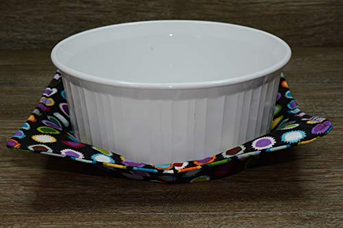 Microwave Cozy // Dinner Plate Cozy // Circus Dots - Thumbnail 2