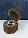Wooden Incense Holders From India Temple Wooden Charcoal/Cone Burner, 5