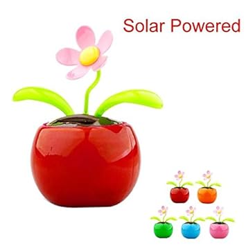 mark8shop Sonnenblumen Auto Innen Ornaments absorbieren Solarenergie Automatische Swing