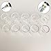 Jack&Dave 10pcs/set Glass cup #10 Cup Pyrex Tig Kit for WP-17/18/26 Torch TIG Welding Kit（Only 10PCS Glass cup）