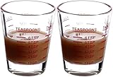 Shot Glass Measure Cup - Acrylic- Incremental
