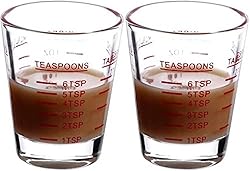 Shot Glass Measure Cup - Acrylic- Incremental