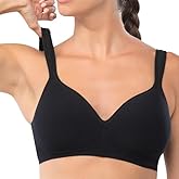 Underoutfit Perfect Neckline Everyday Wireless Bra - Comfy Women's Without Underwire