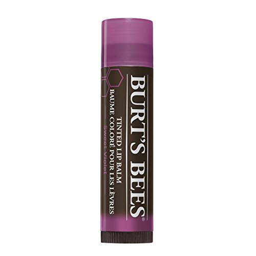 Burt's Bees 100% Natural Moisturizing Tinted Lip Balm, Sweet Violet, 1 Tube, Pack of 2
