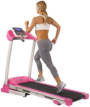 pink running machine