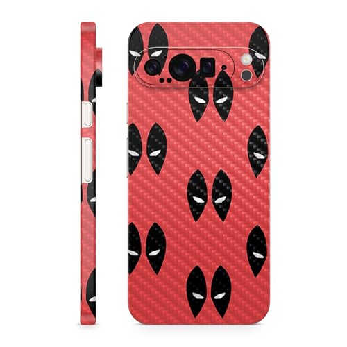 Carbon Fiber Phone Skin Compatible with Google Pixel 9 Pro XL - Dead Eyes Pool…
