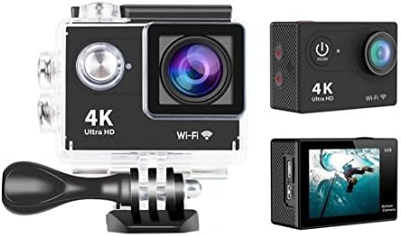 iHome Fusion Waterproof Action Sport Camera H9 Wifi Waterproof Camera CAMCORDER 4K Ultra HD 2" LCD Screen + Free 62GB Micro SD Card (Black)