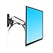 NB North Bayou TV Monitor Wall Mount Bracket Full Motion Articulating Swivel for 17-27 Inch Monitors with Load Capacity from 4.4~15.4lbs F120-S