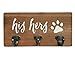 NITYNP His Hers Dog Leash Key Holder for Wall, Key and Dog Leash Hanger for Entryway, Farmhouse Home Decor Key Hook Decorative