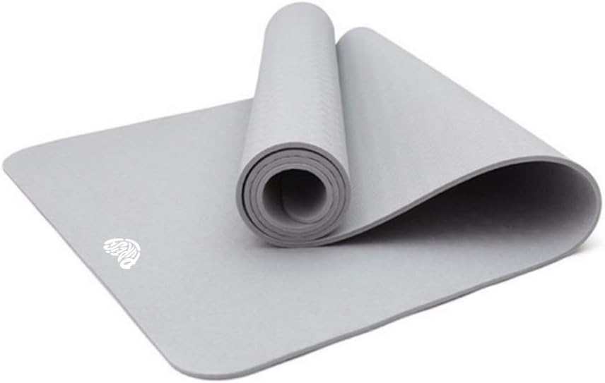 PUREish Yoga Mat Extra Thick Non Slip for All Types of Yoga - Eco Friendly Workout Mat for Home and Gym. Textured Non Slip Surface Yoga Mat