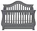 Million Dollar Baby Classic Ashbury 4-in-1 Convertible Crib with Toddler Bed Conversion Kit in Manor Grey, Greenguard Gold Certified